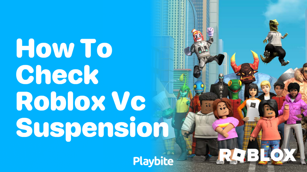 How To Check Your Roblox Vc Suspension Playbite