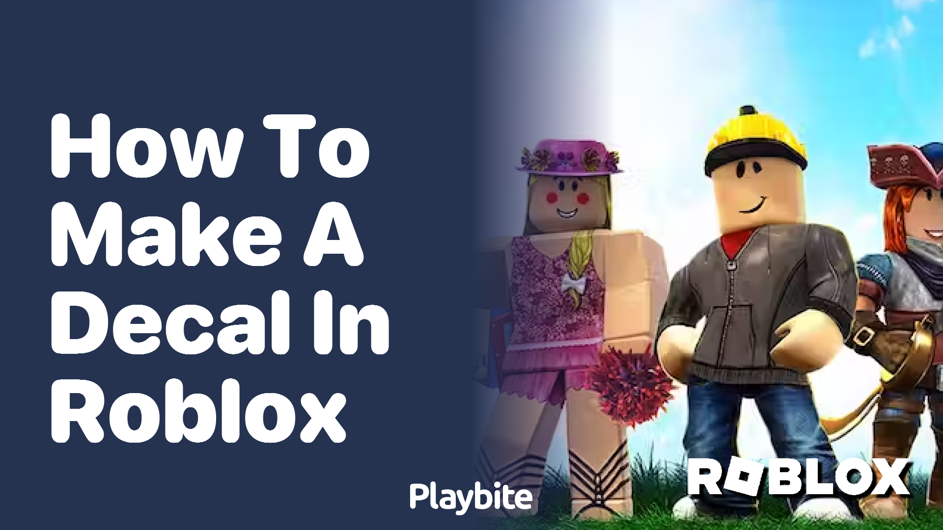 How To Make A Decal In Roblox A Simple Guide Playbite