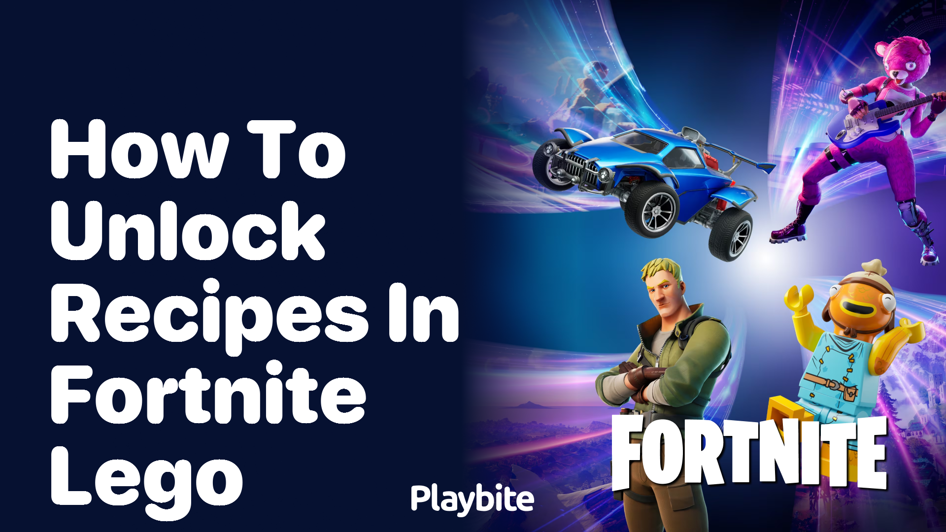 How To Unlock Recipes In Fortnite Lego Playbite