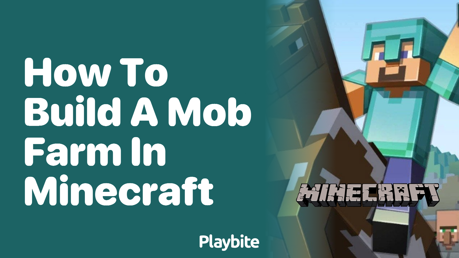 How To Build A Mob Farm In Minecraft Playbite