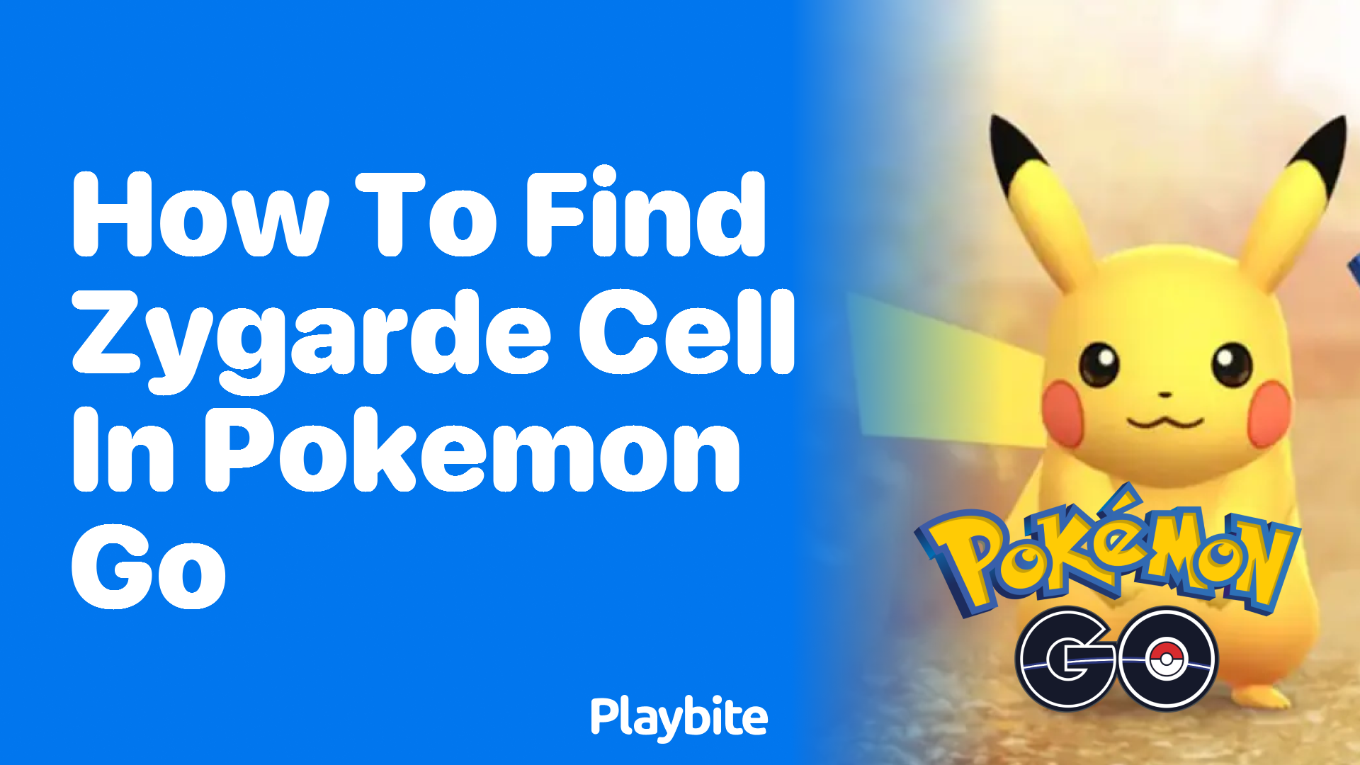 How To Find Zygarde Cell In Pokemon Go Playbite