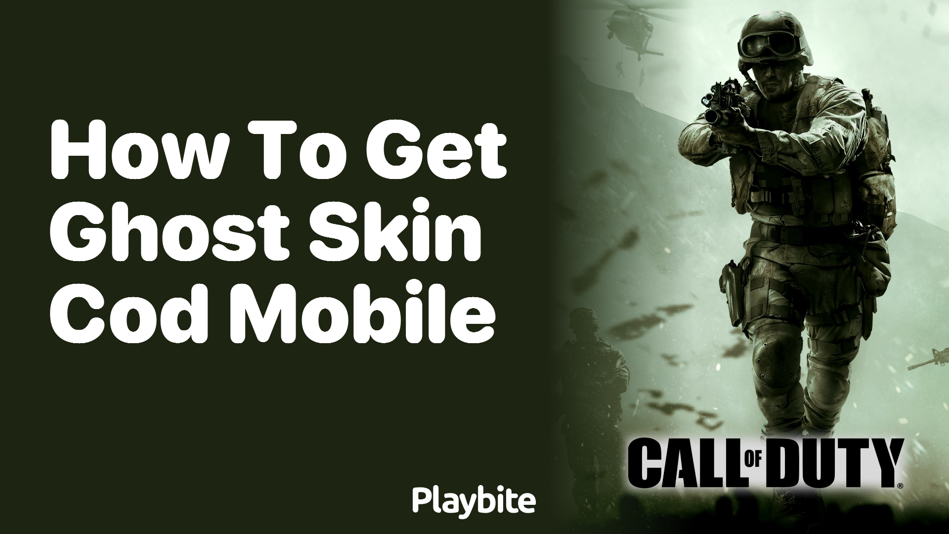 How To Get The Ghost Skin In COD Mobile Playbite