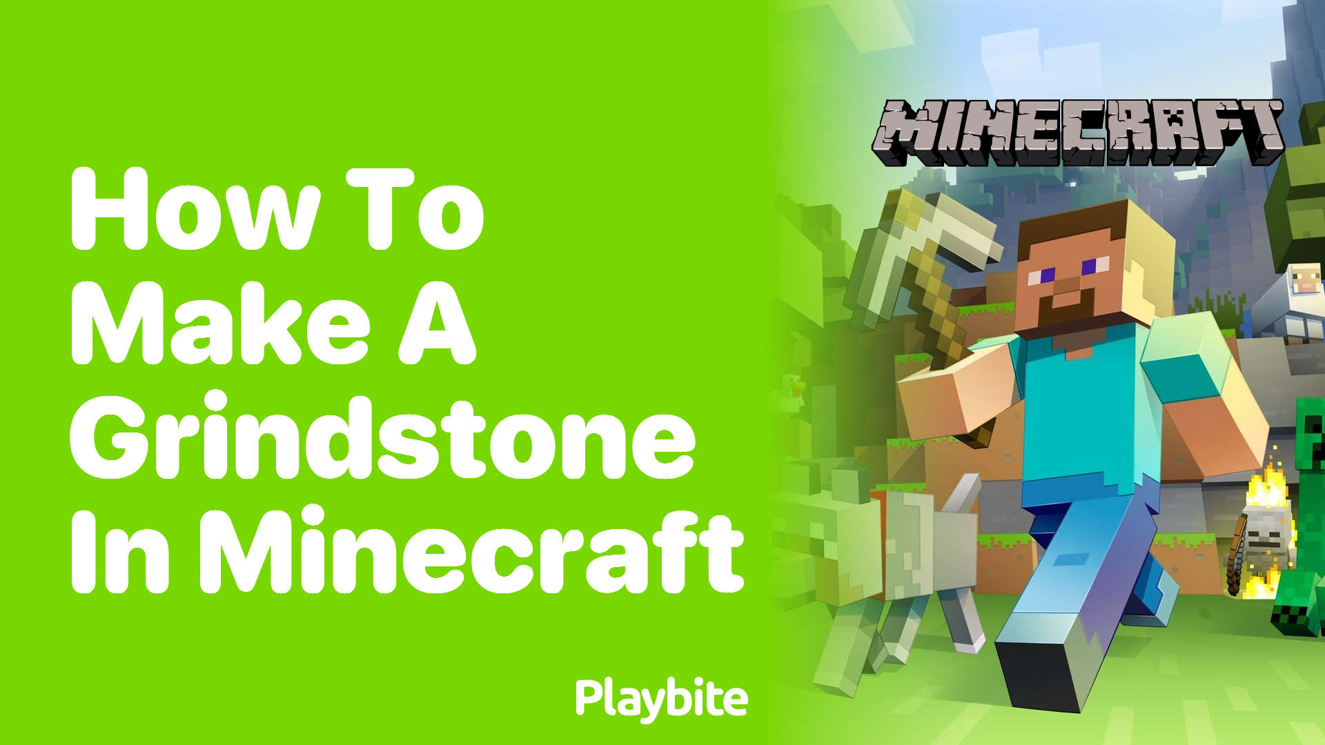 How To Make A Grindstone In Minecraft Playbite