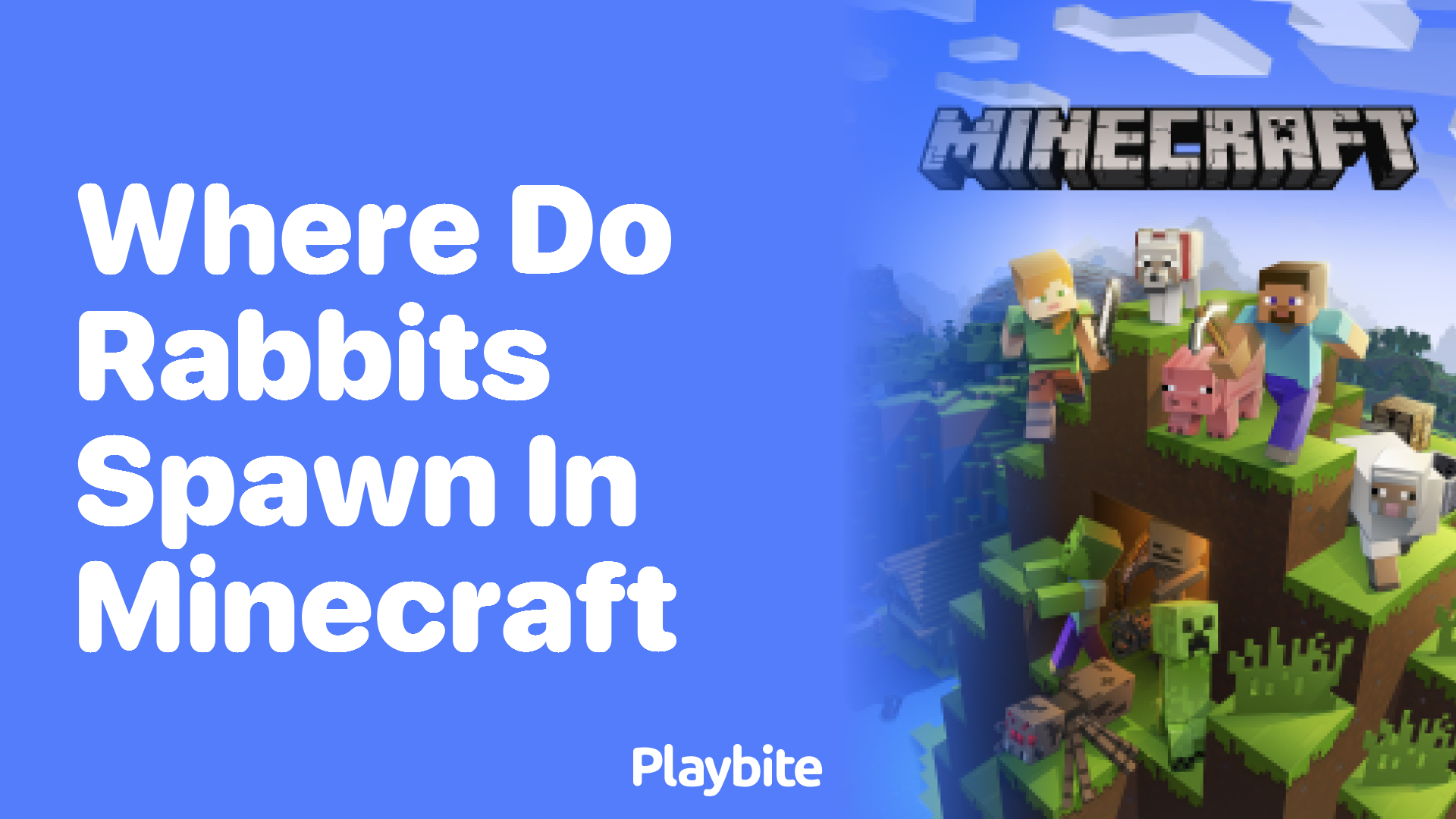 Where Do Rabbits Spawn In Minecraft Playbite