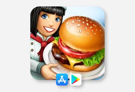 $5 Cooking Fever Credit