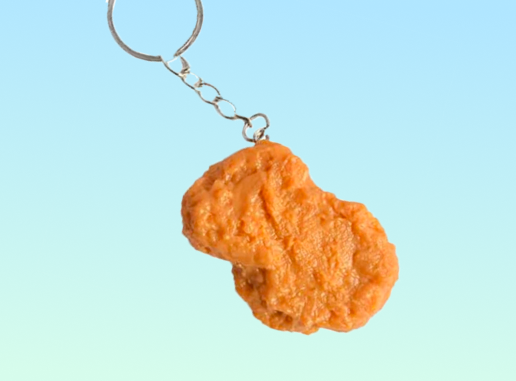 Chicken Nugget Keychain