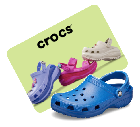 $5 crocs gift card