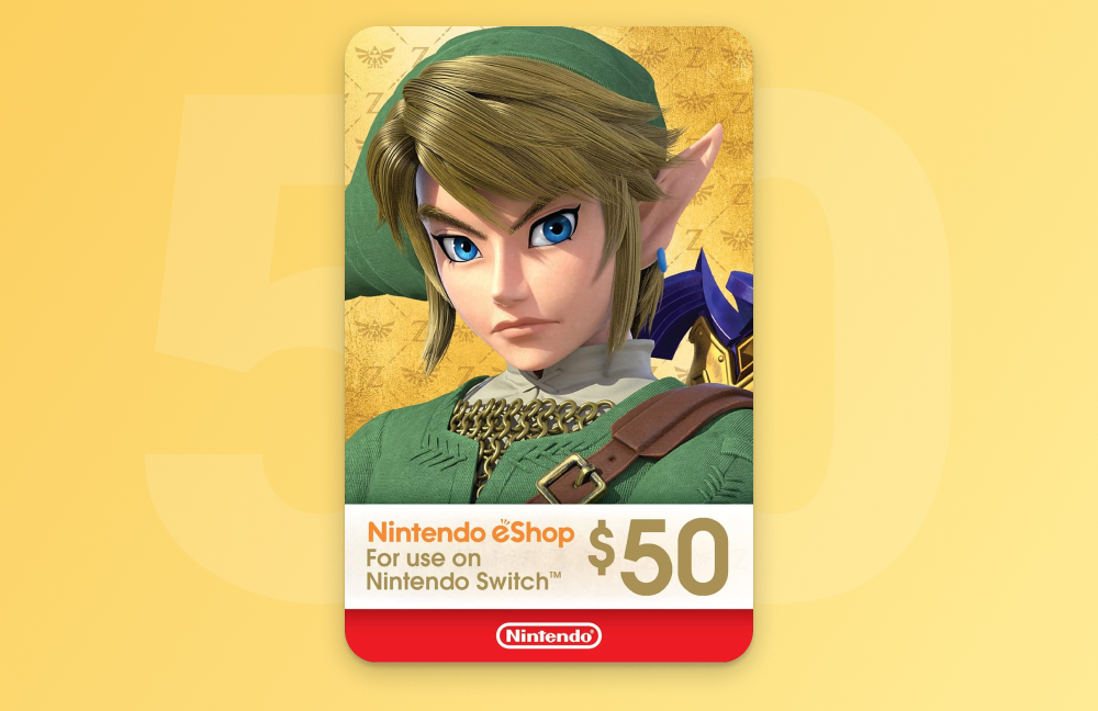 $50 Nintendo eShop Gift Card