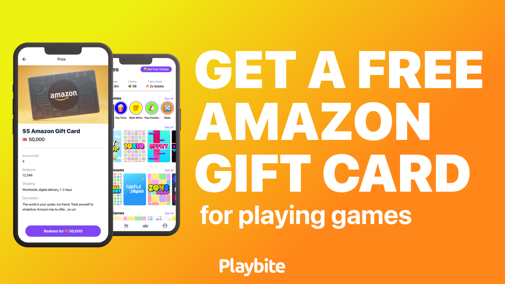 Get Free  Gift Card Codes - Playbite