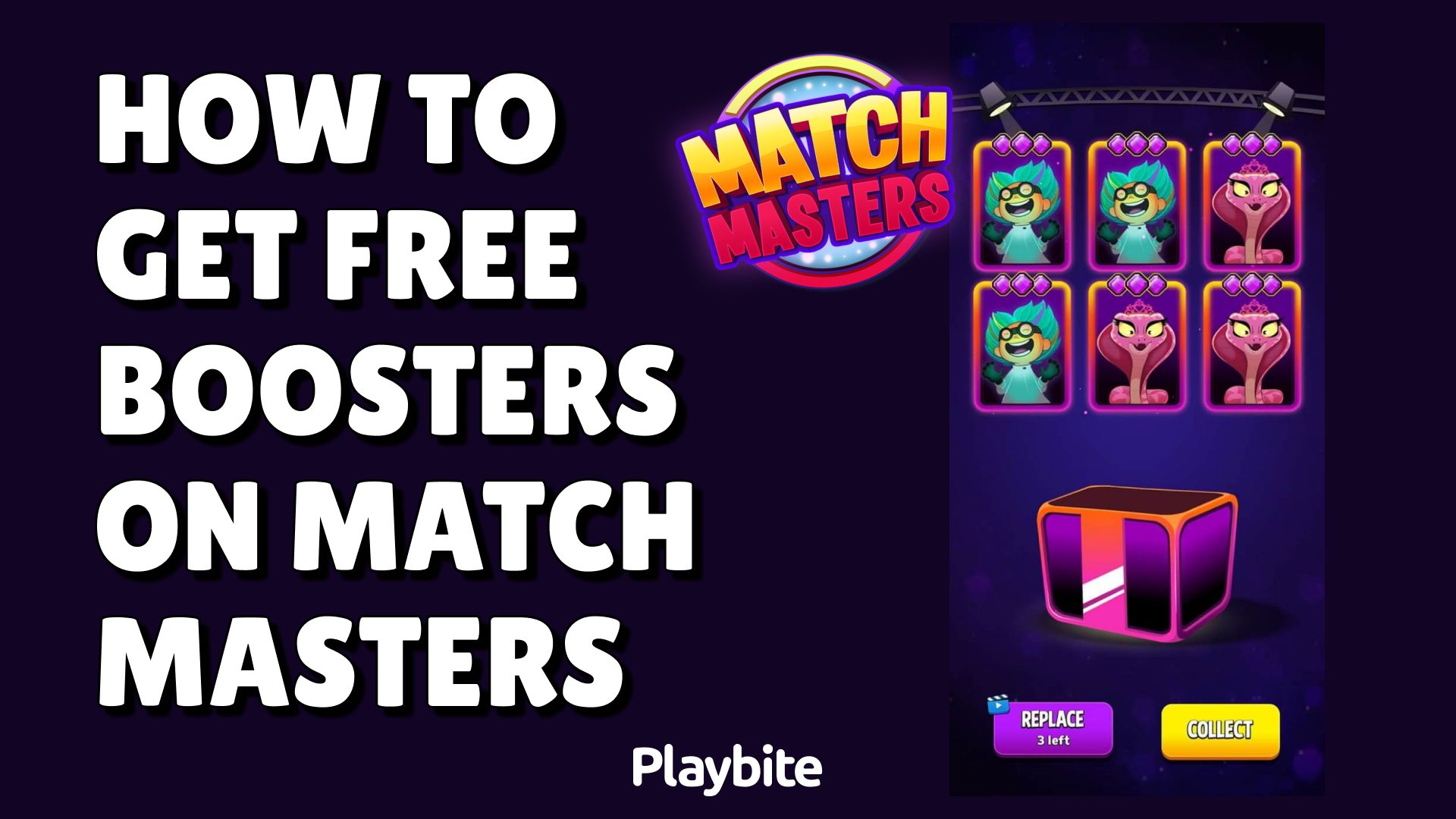 How To Get Free Boosters On Match Masters
