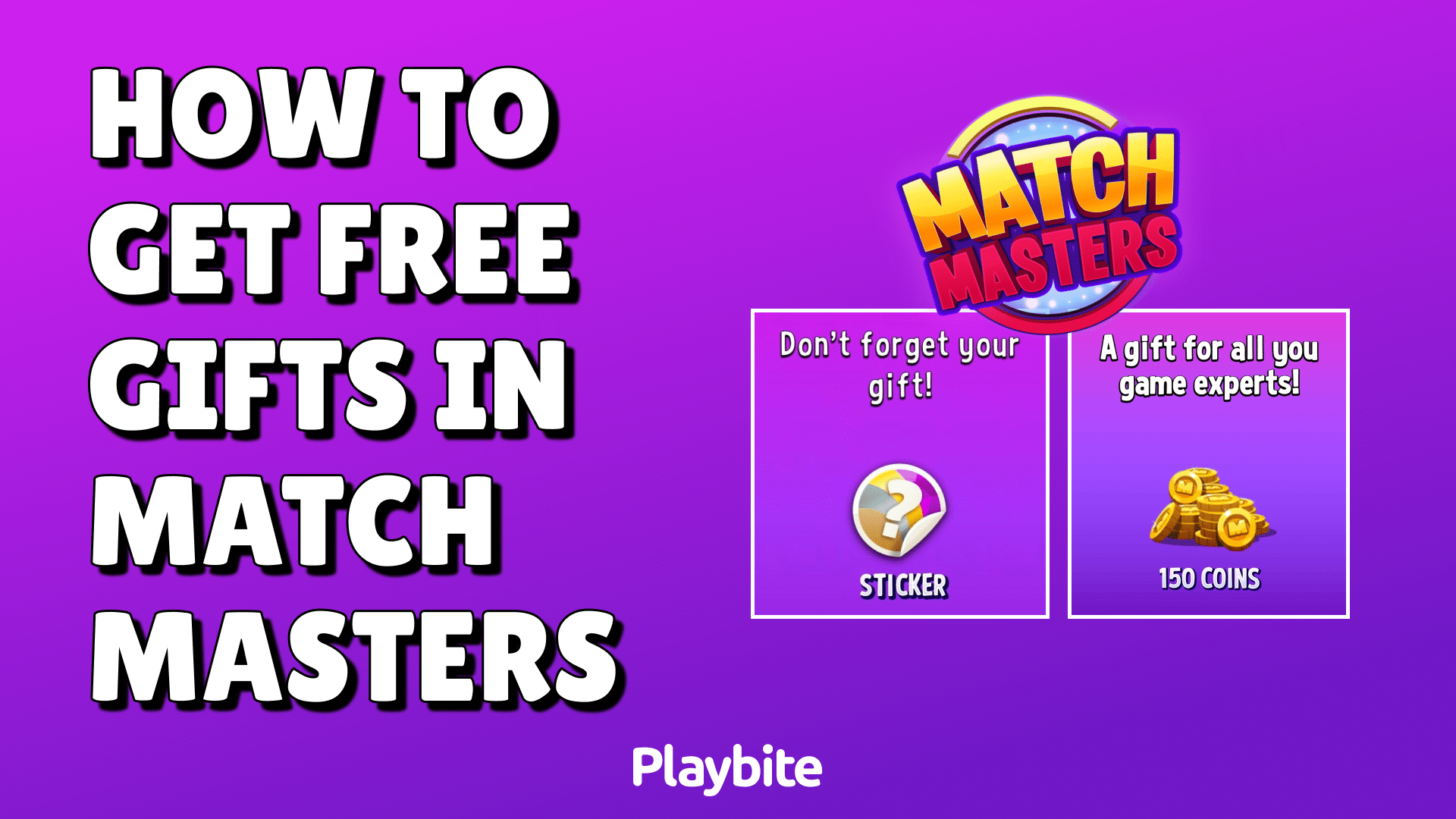 How To Get Free Gifts In Match Masters