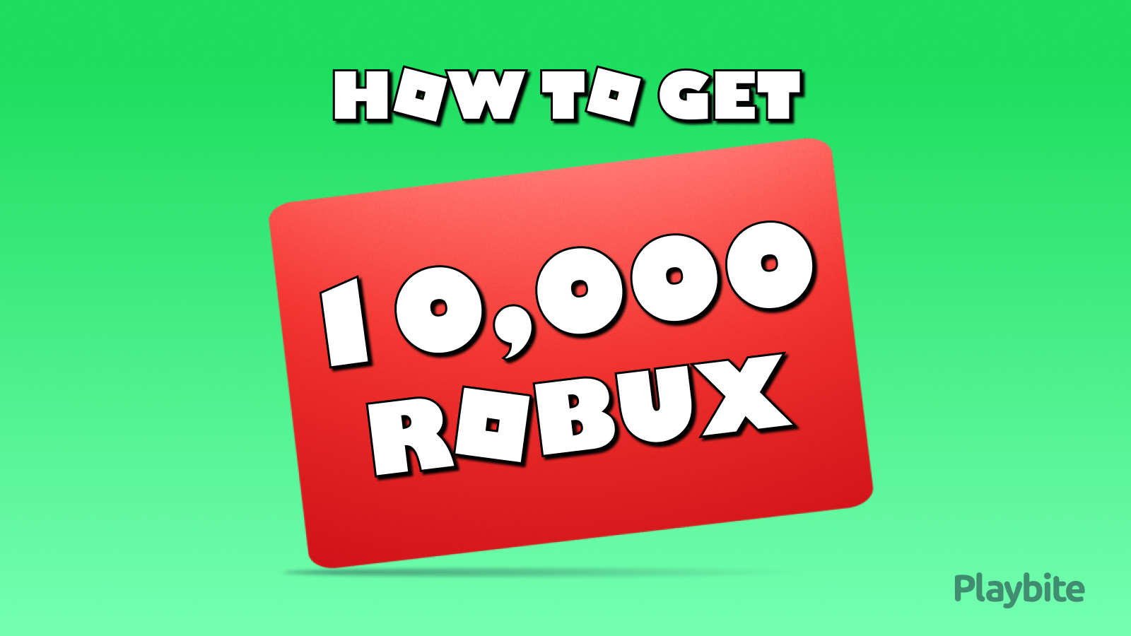 Roblox Digital Gift Code for 10,000 Robux [Redeem Worldwide