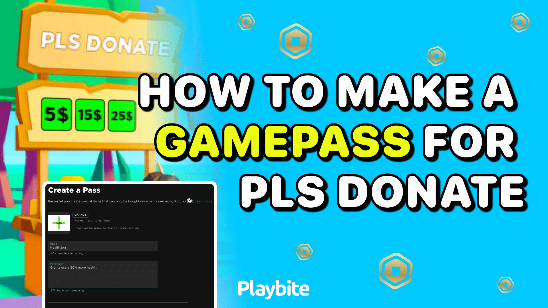 How to Make A Gamepass in Roblox Pls Donate - Add Gamepass to Pls