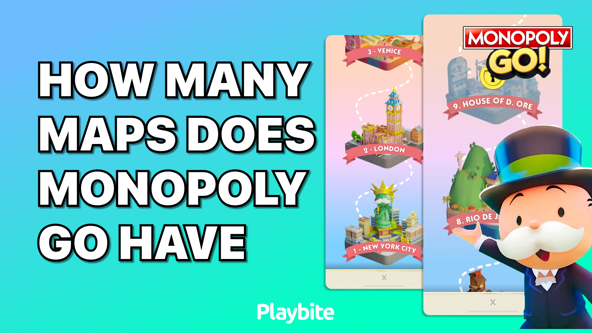 How Many Maps Does Monopoly GO! have?