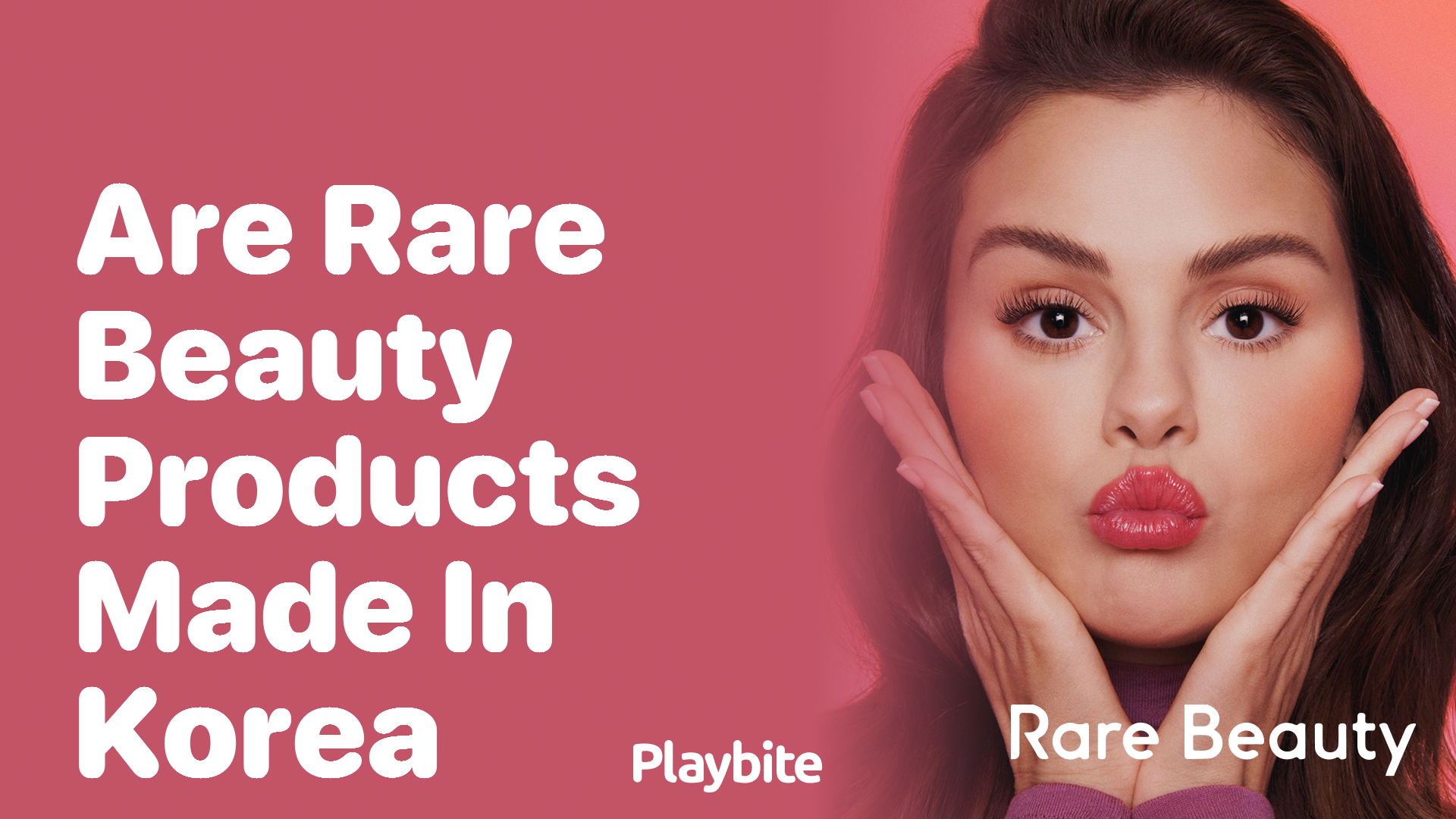 Are Rare Beauty Products Made in Korea?