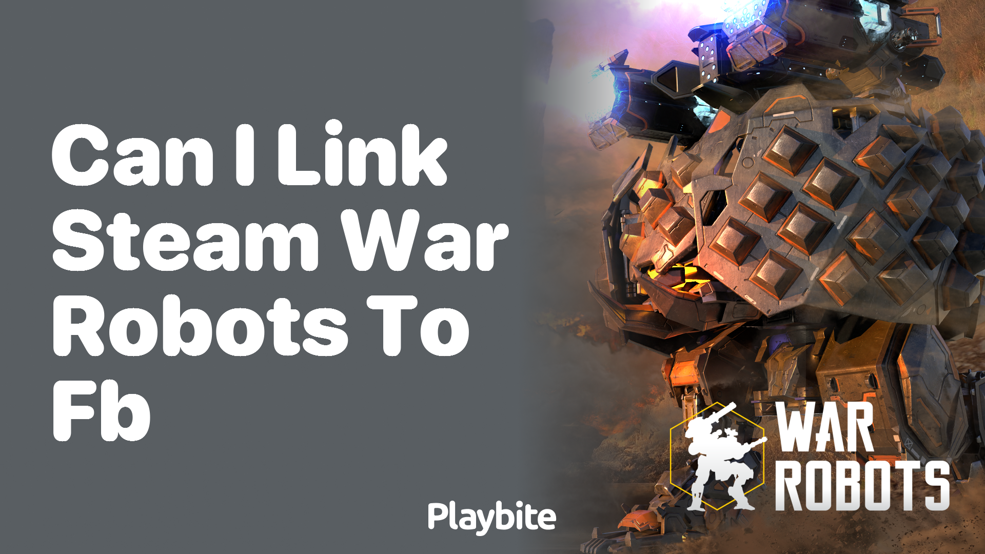 Can I Link Steam War Robots to Facebook?