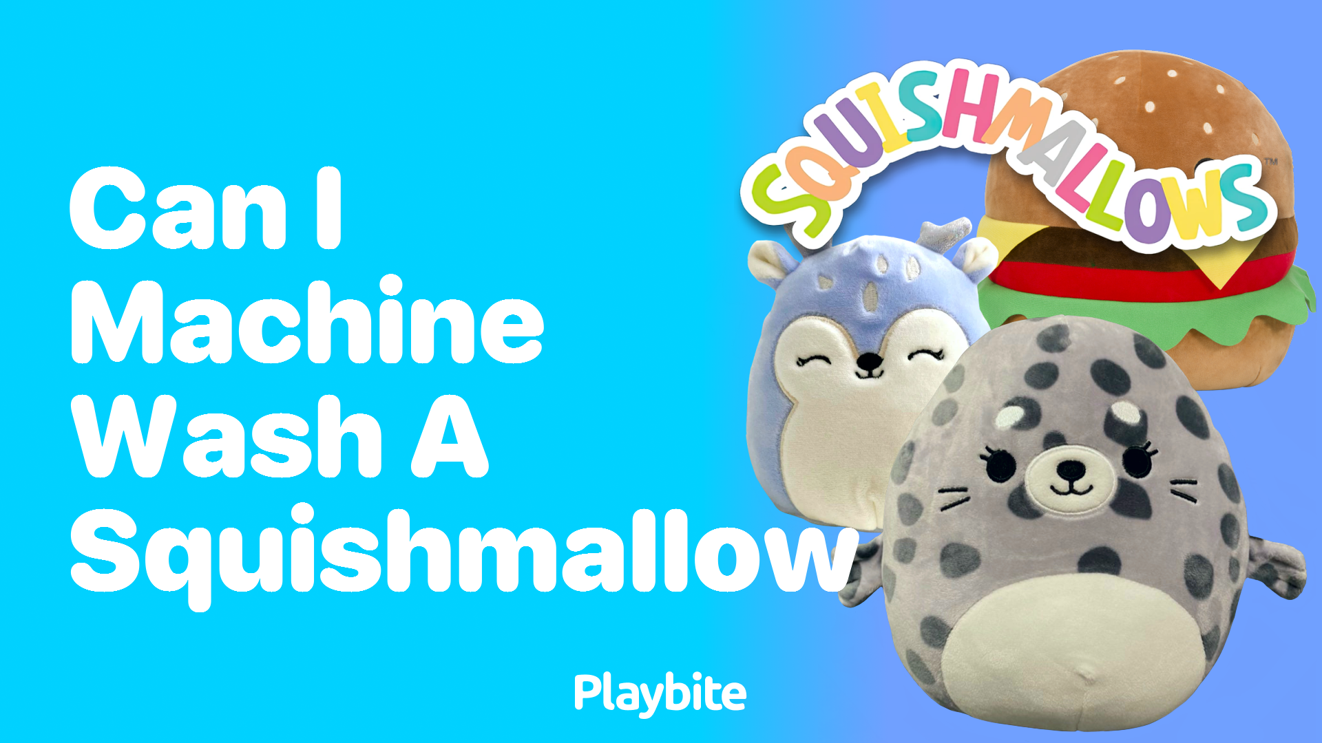 Can I Machine Wash a Squishmallow?