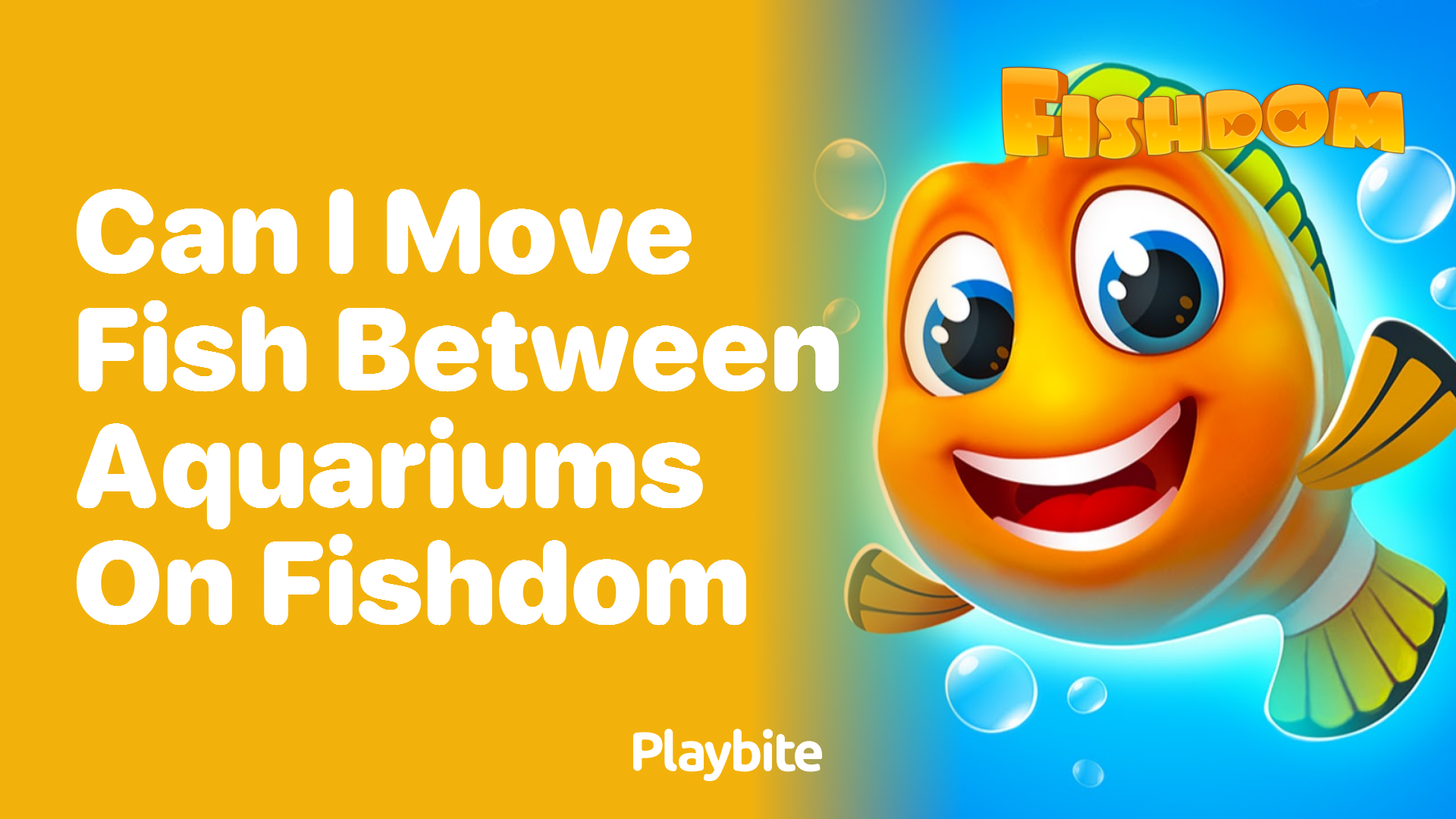 Can I Move Fish Between Aquariums on Fishdom?