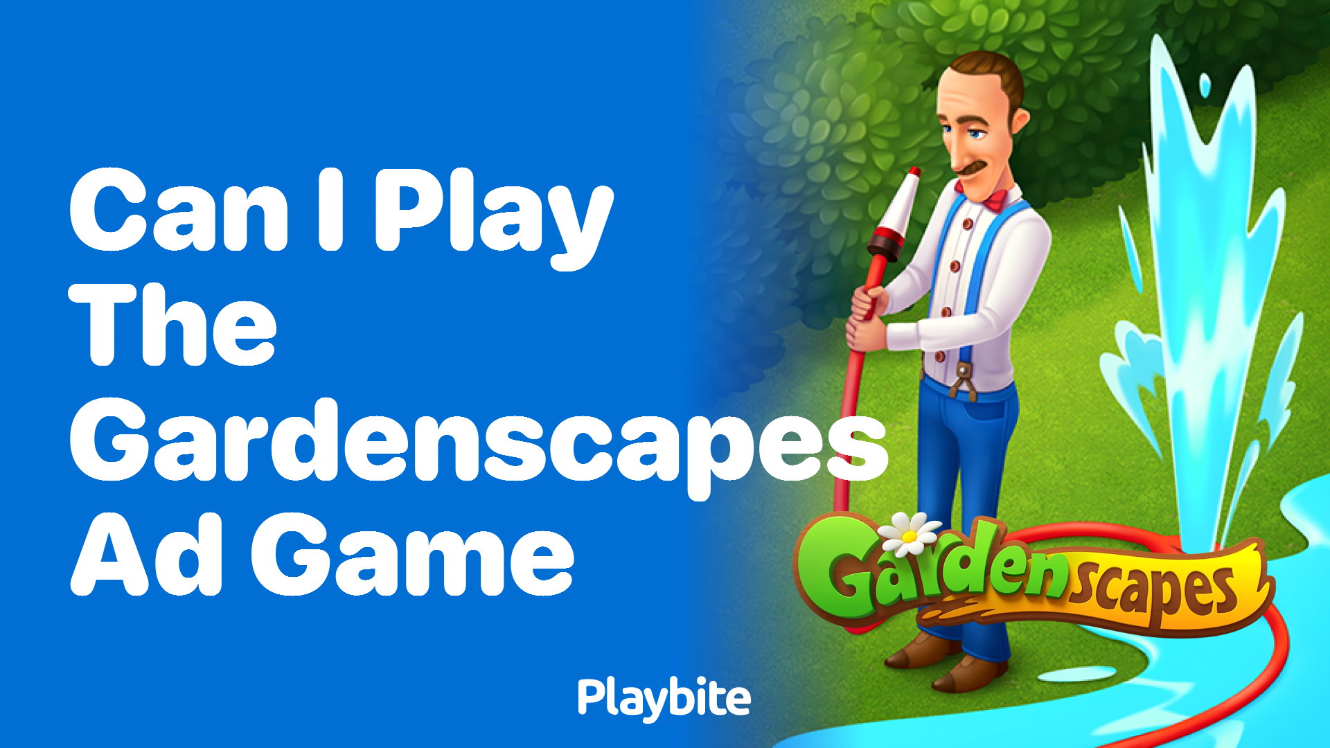 Can I Play the Gardenscapes Ad Game?