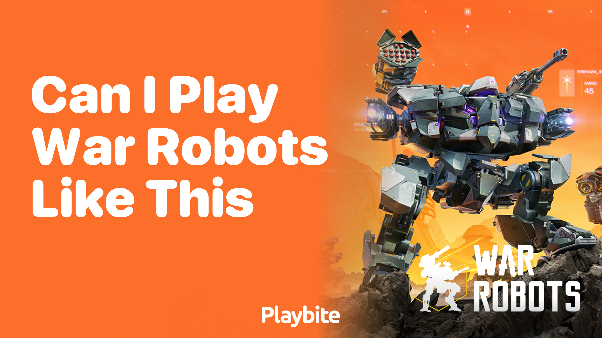 Can I Play War Robots Like This? Exploring Gameplay Options