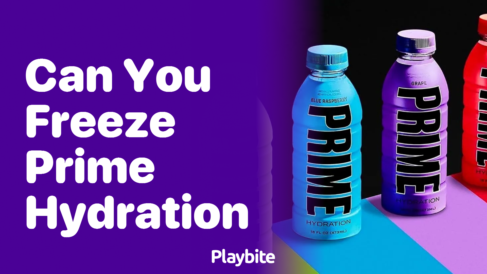 Can You Freeze Prime Hydration Drinks?