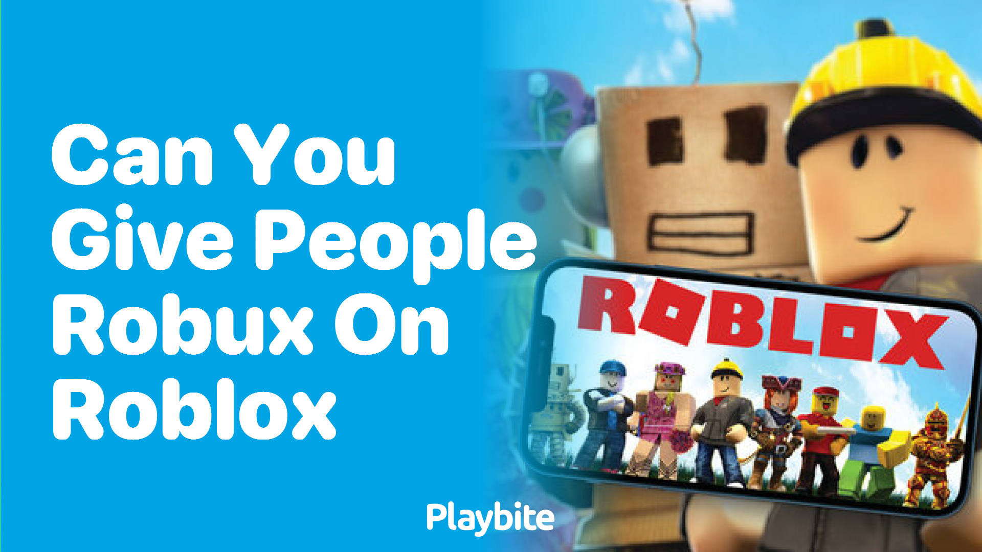 Can you give people Robux on Roblox?