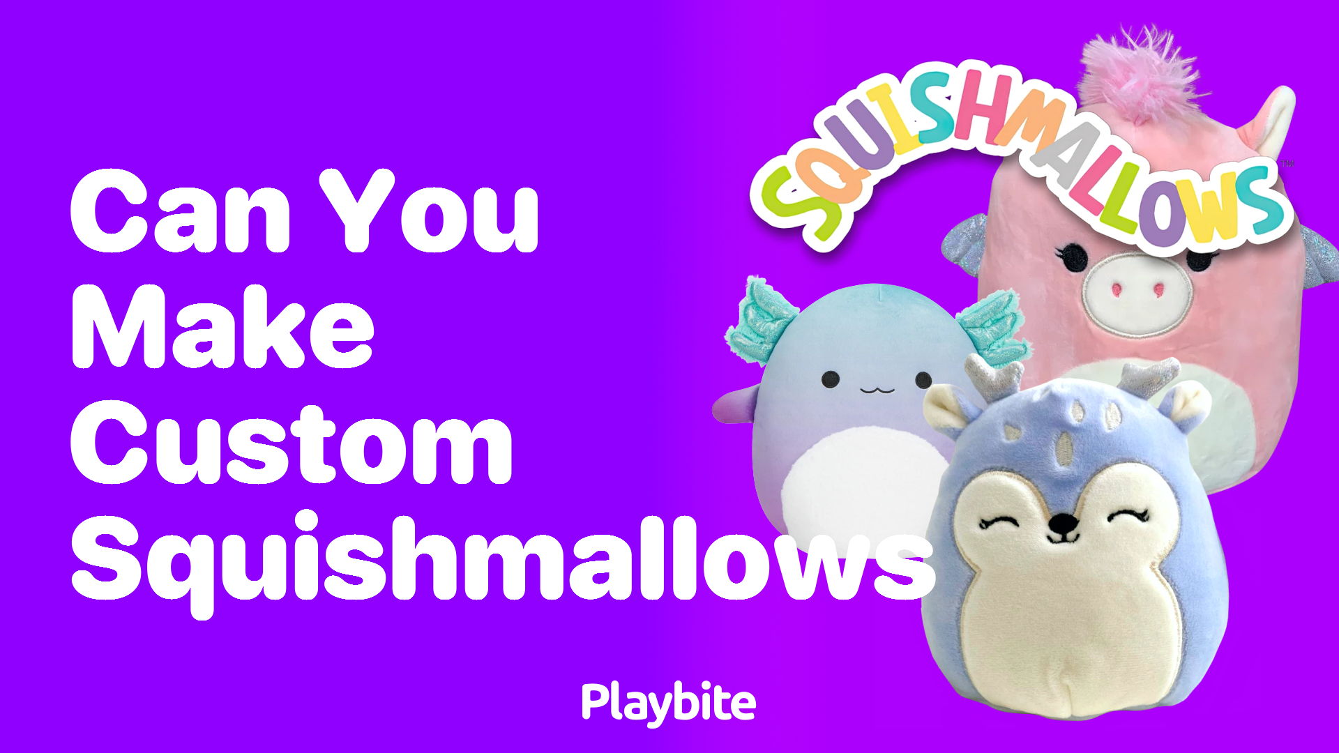 Can You Make Custom Squishmallows?