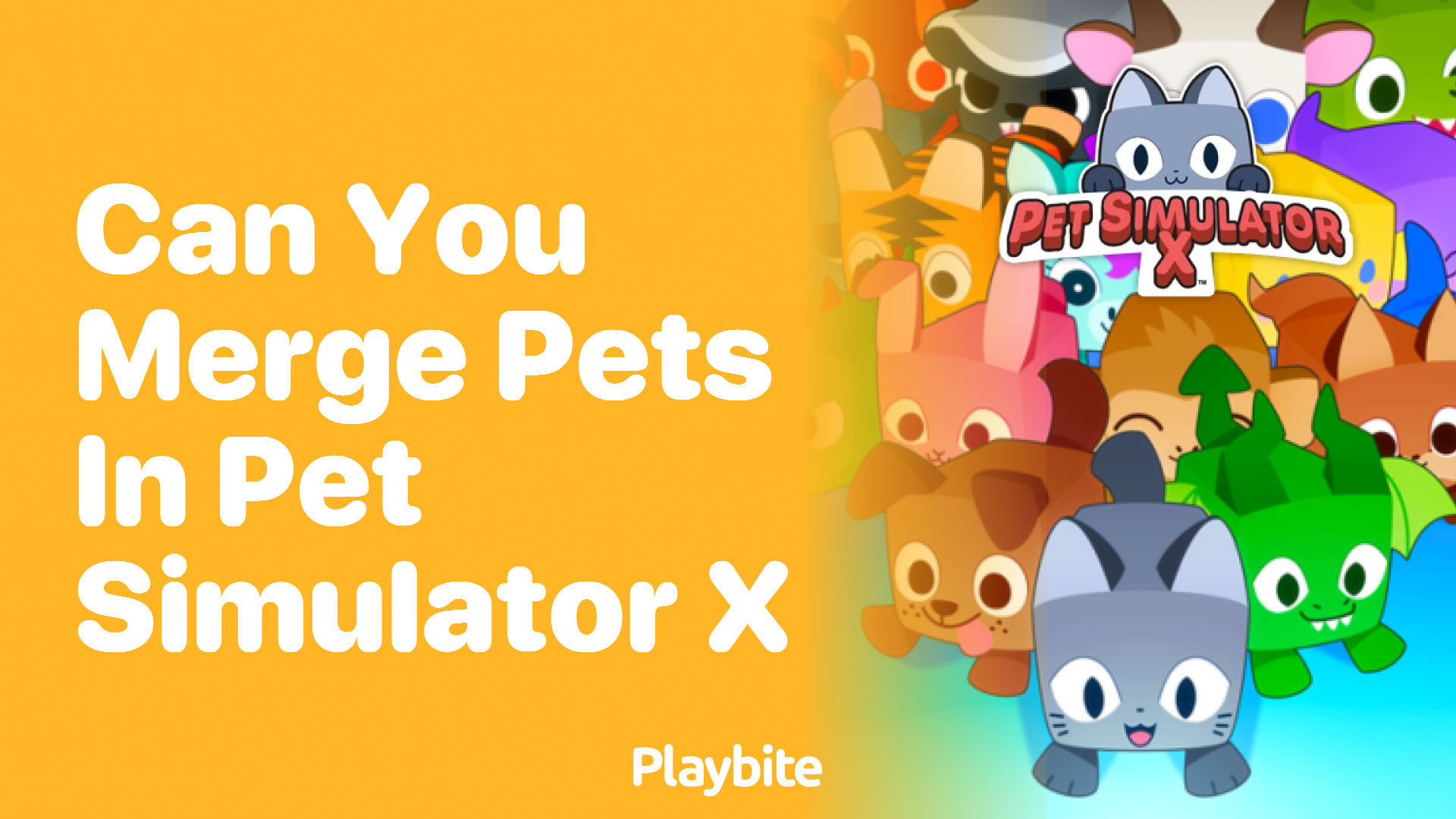 Can You Merge Pets in Pet Simulator X?