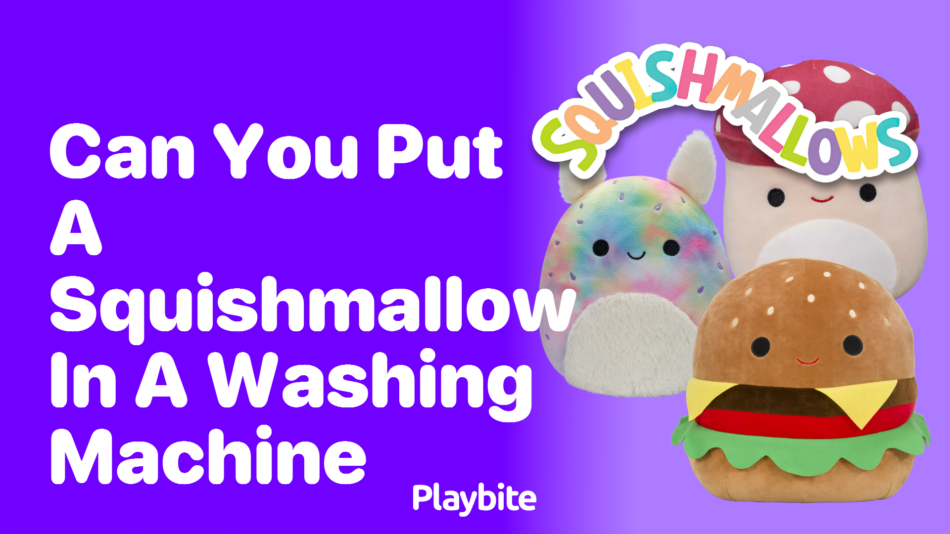 Can You Put a Squishmallow in a Washing Machine? Here&#8217;s What You Need to Know