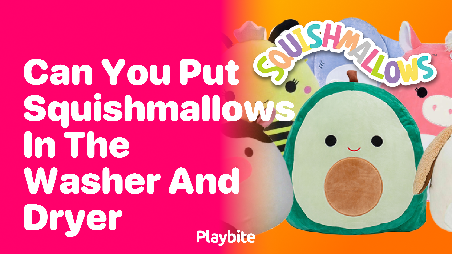 Can You Put Squishmallows in the Washer and Dryer?