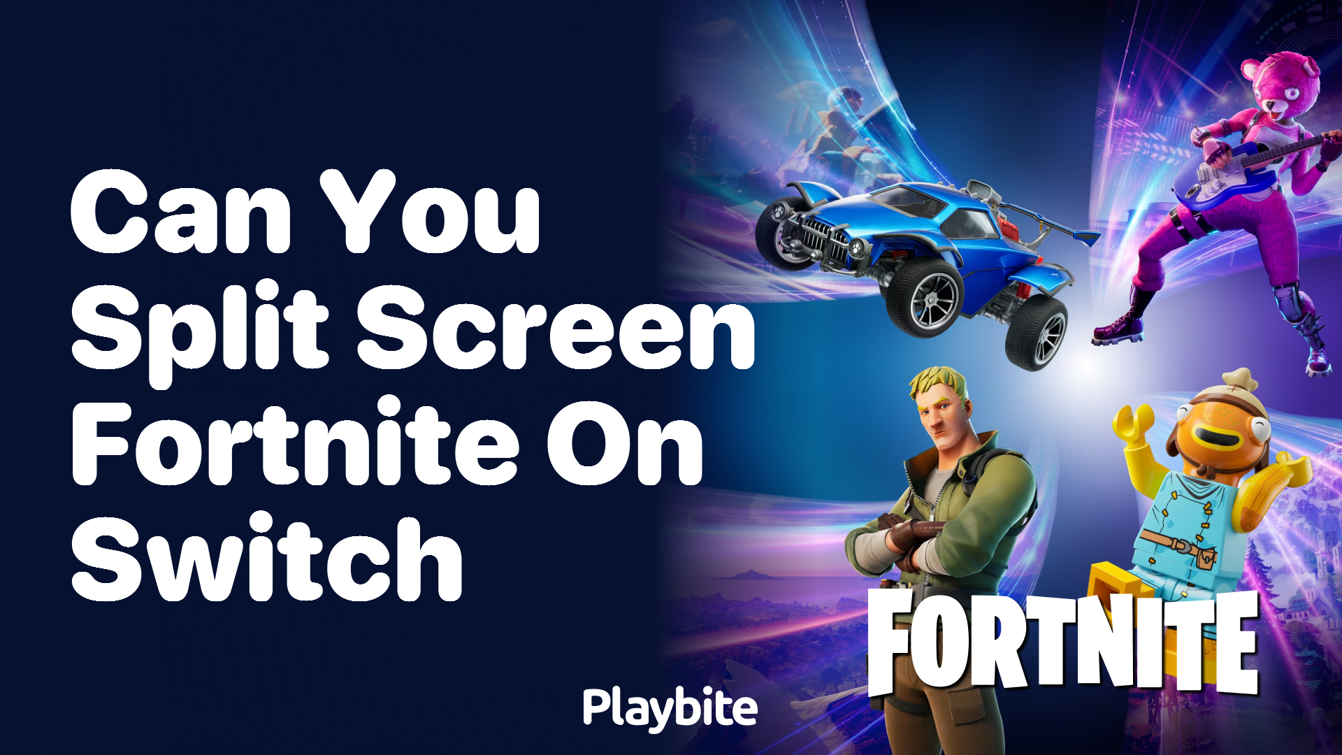 can you split screen in fortnite ps5