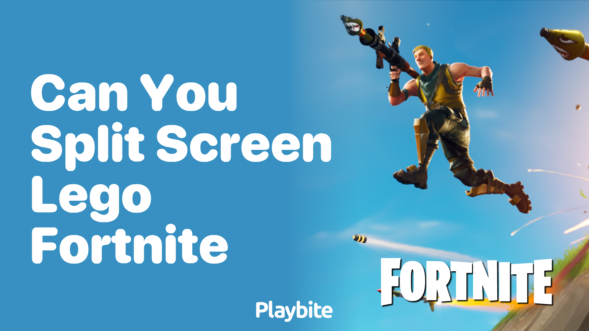 Can You Split Screen in Lego Fortnite?