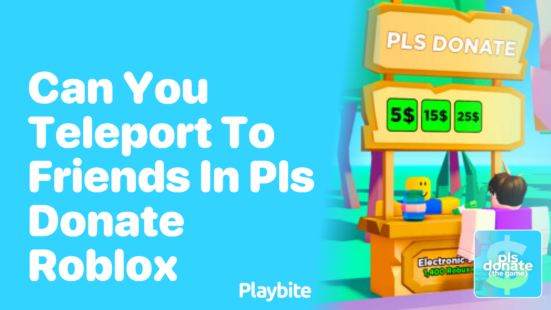 Can You Teleport to Friends in PLS DONATE Roblox?