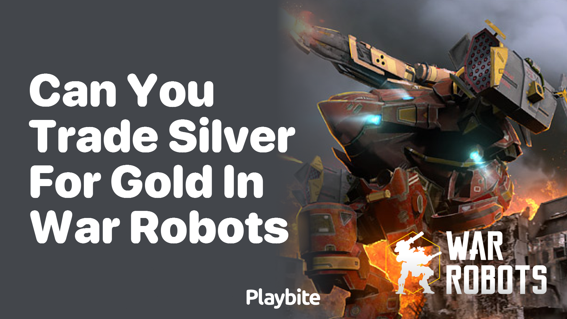 Can You Trade Silver for Gold in War Robots?