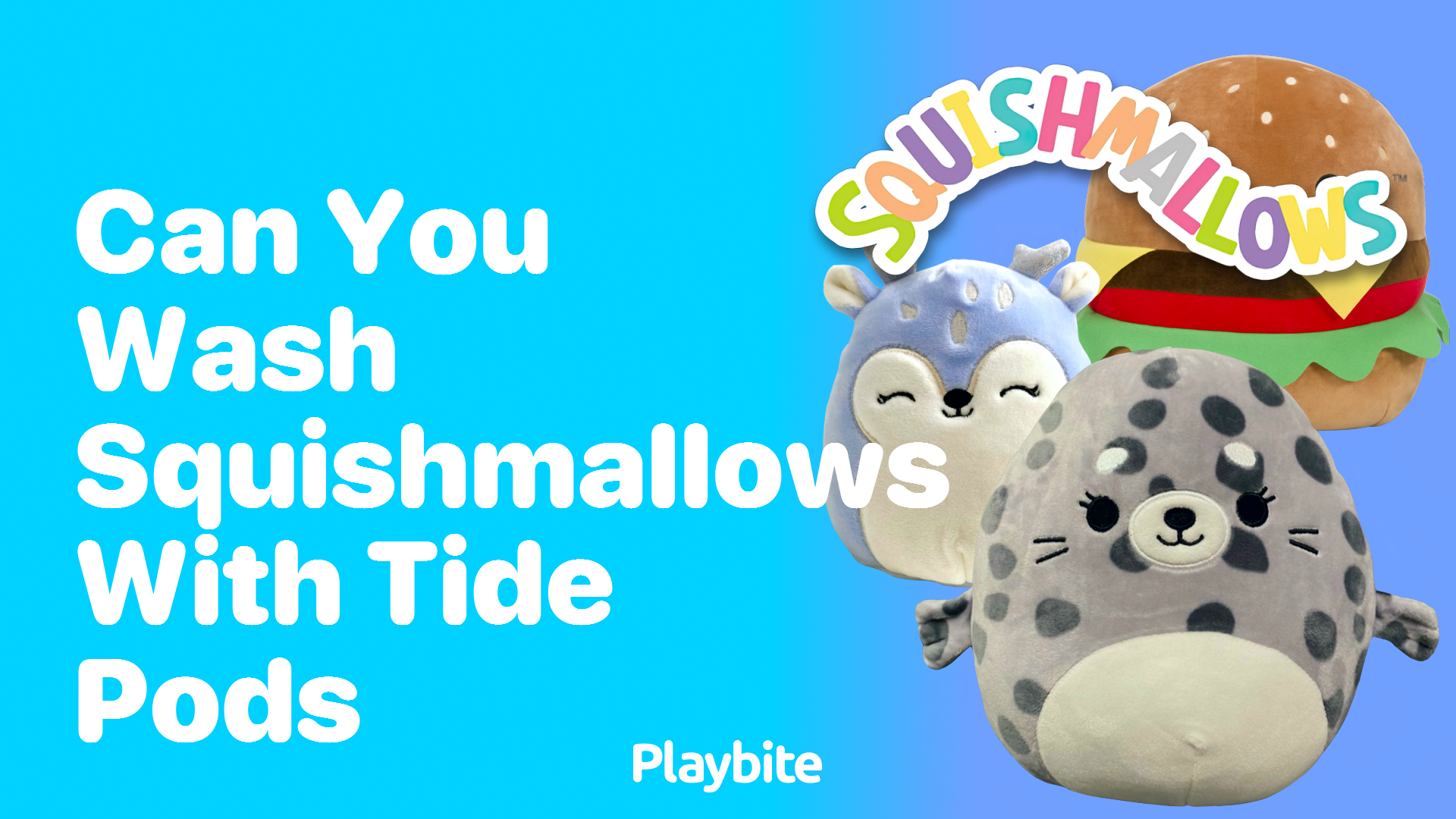 Can You Wash Squishmallows With Tide Pods?