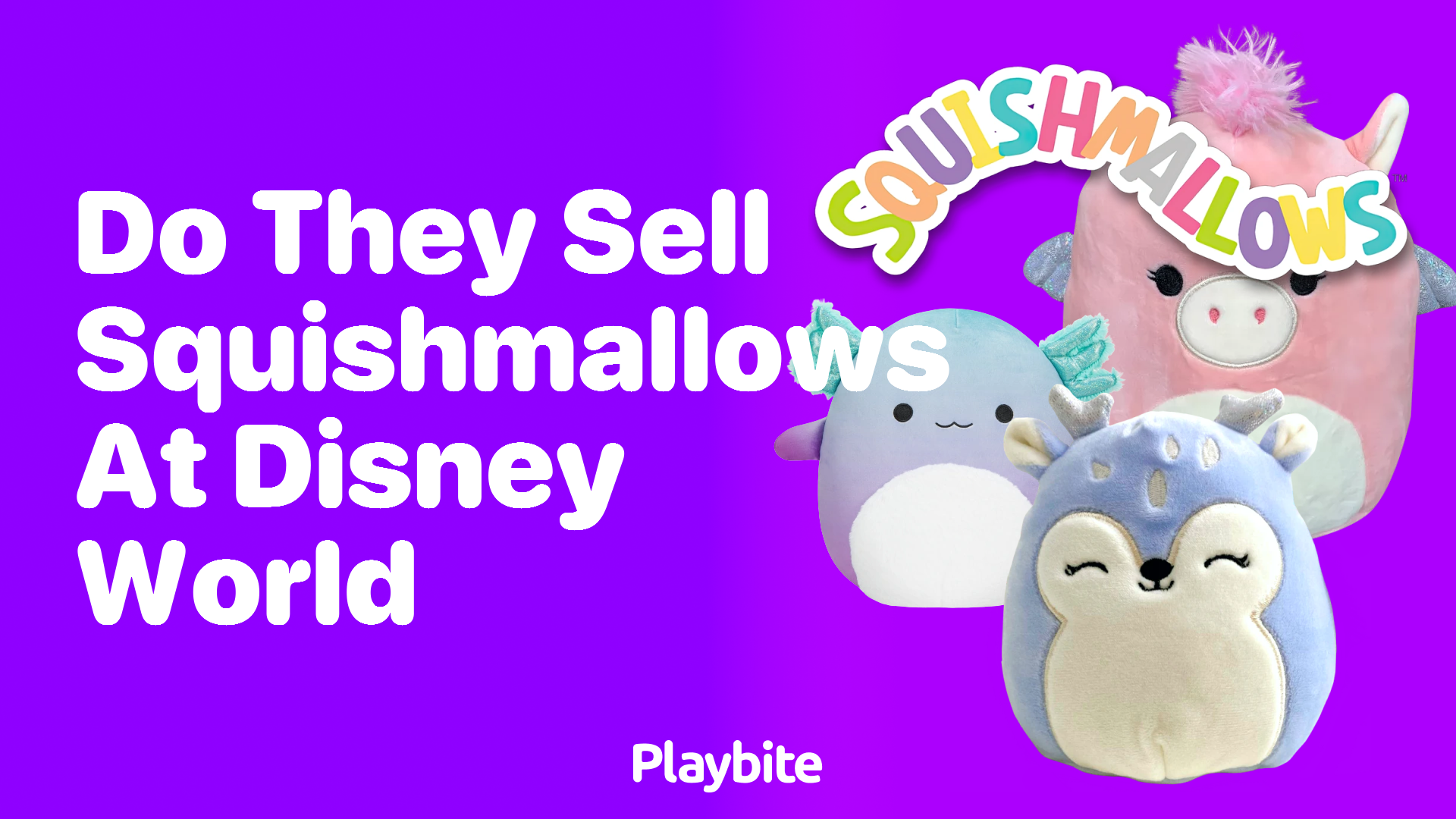 Do They Sell Squishmallows at Disney World?