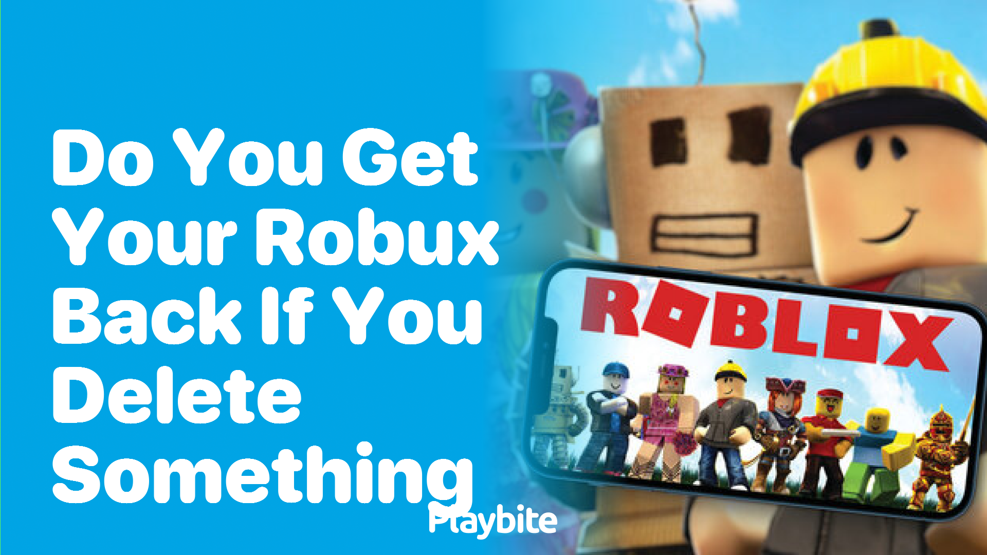 Do You Get Your Robux Back If You Delete Something in Roblox?