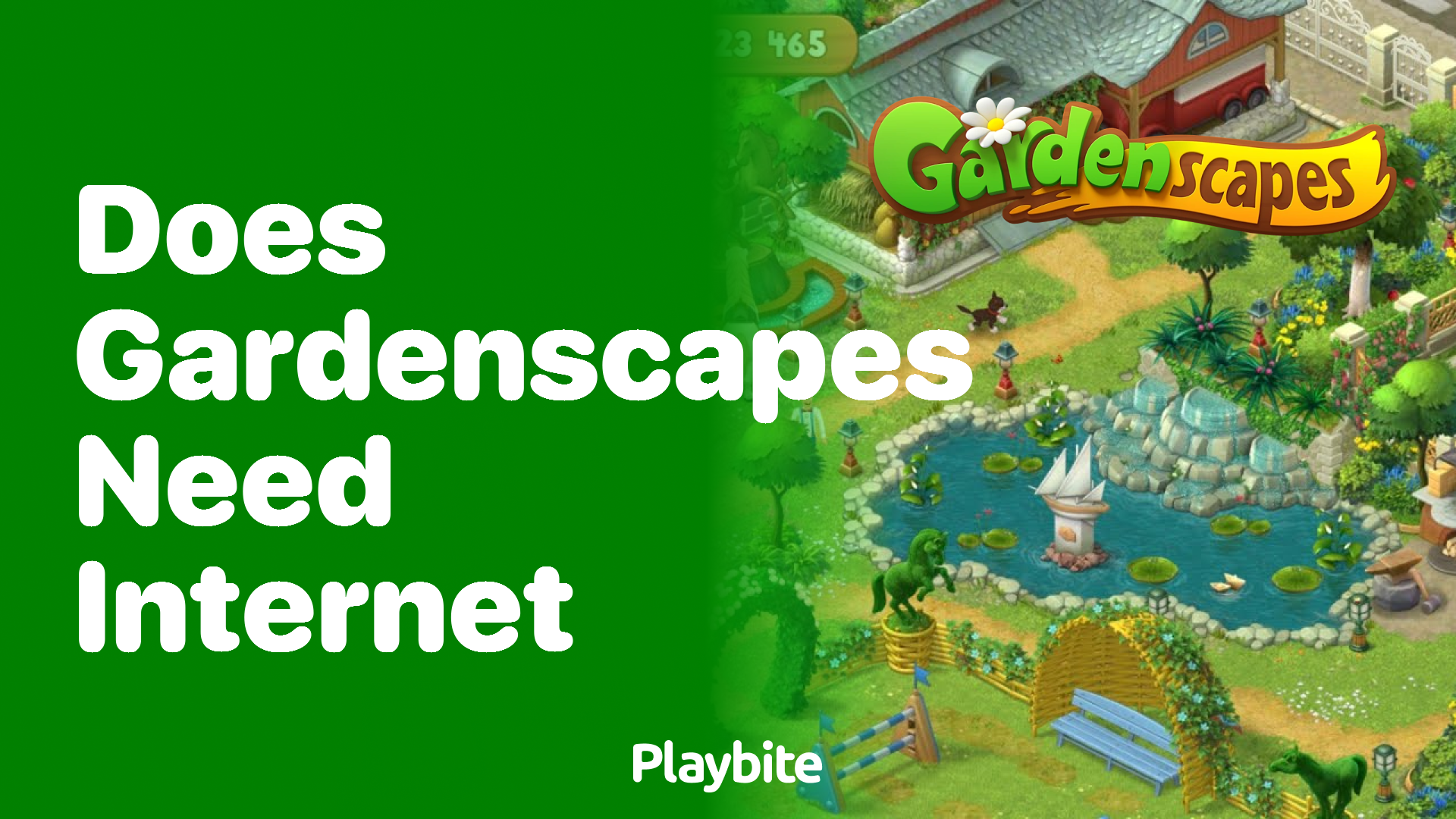 Does Gardenscapes Need Internet to Play?