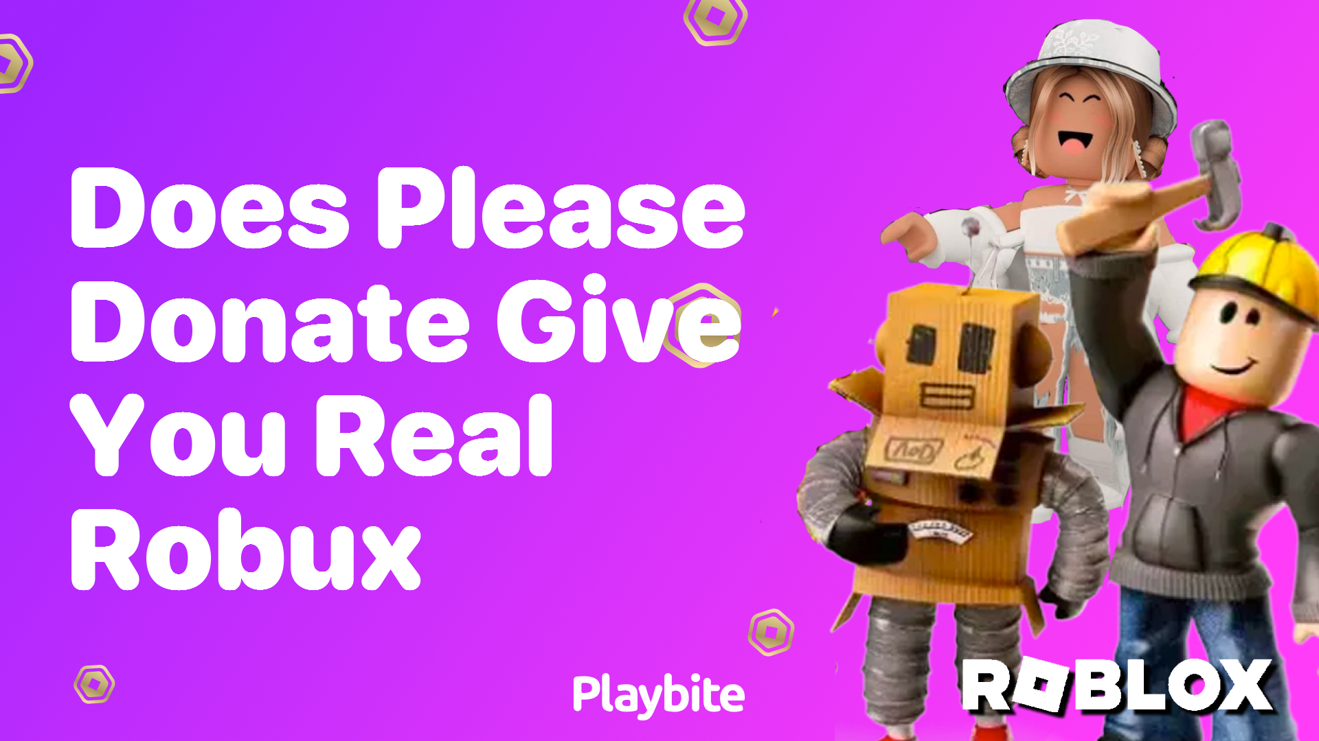 Does Please Donate Give You Real Robux?