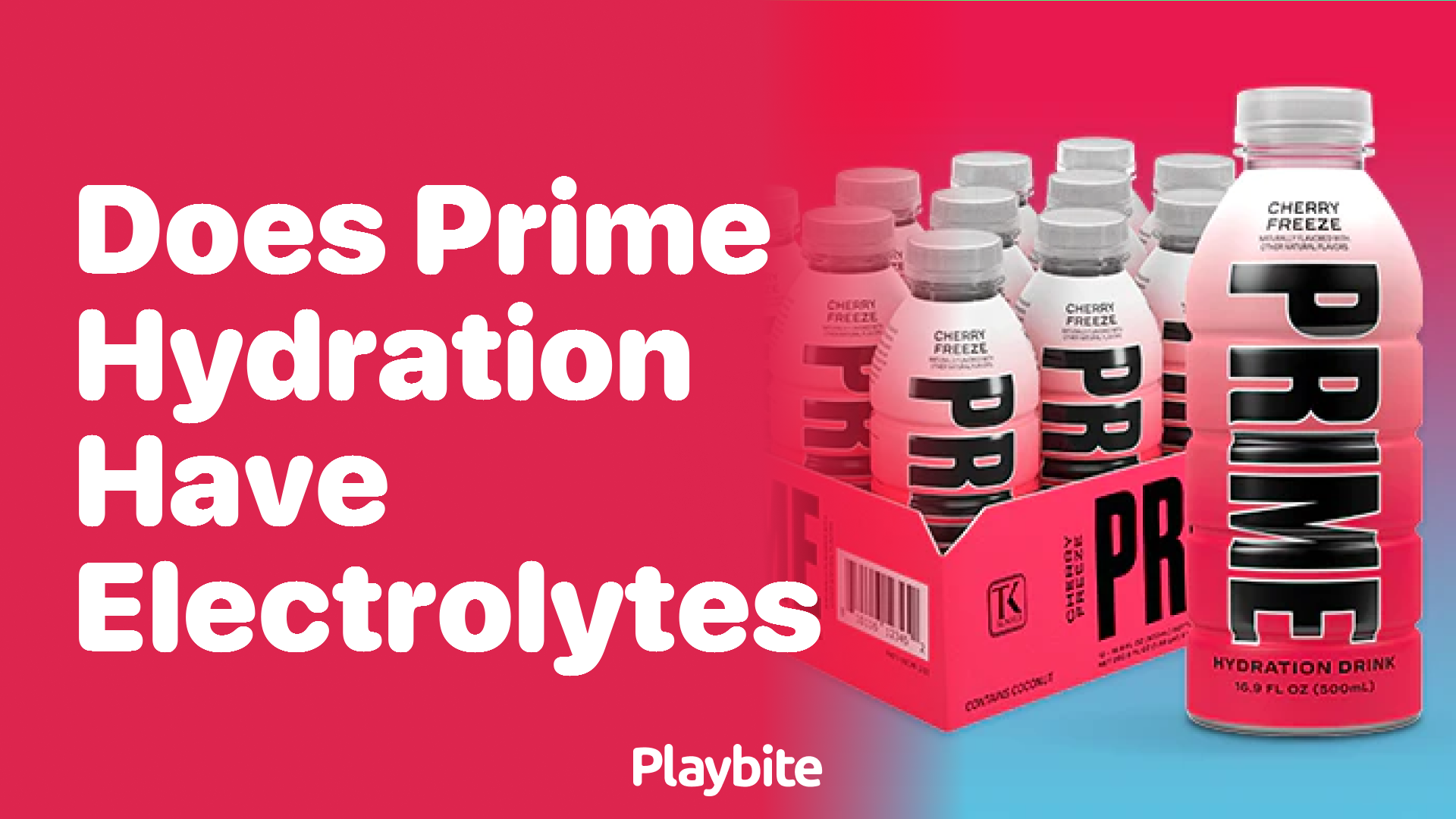 Does Prime Hydration Have Electrolytes?