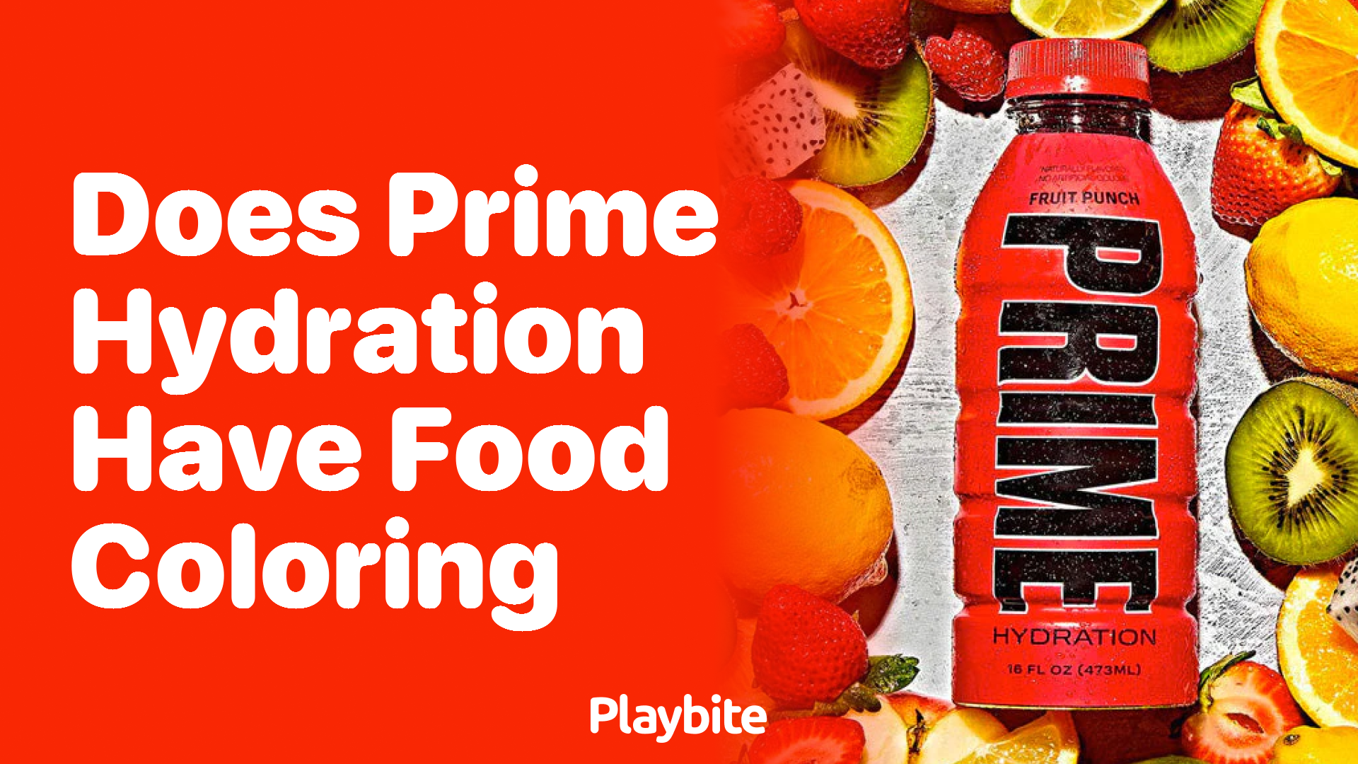 Does Prime Hydration Have Food Coloring?