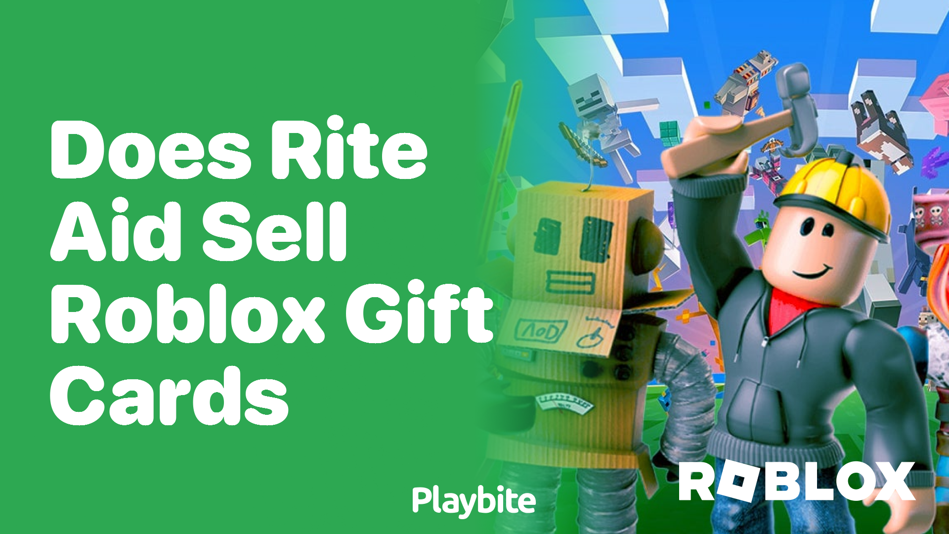 Does Rite Aid Sell Roblox Gift Cards? - Playbite