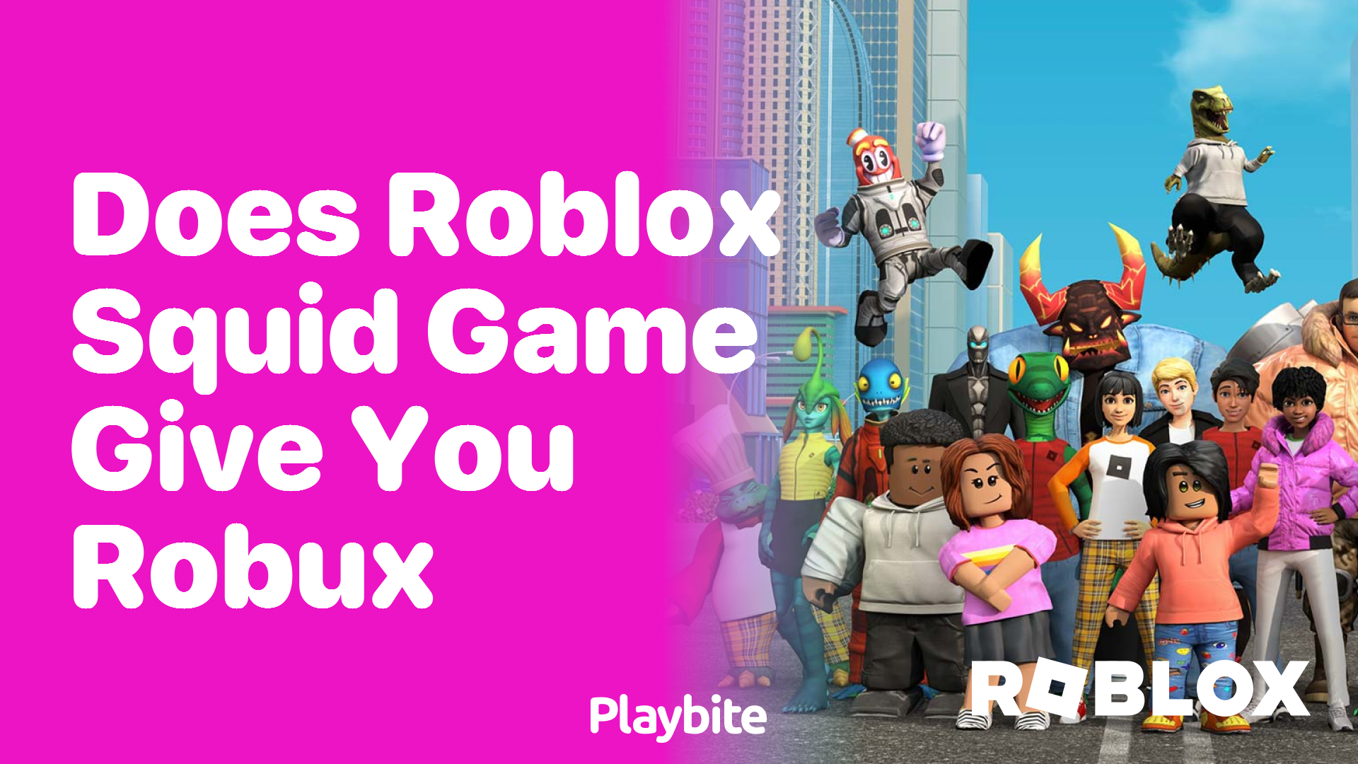 Does Roblox Squid Game Give You Robux?