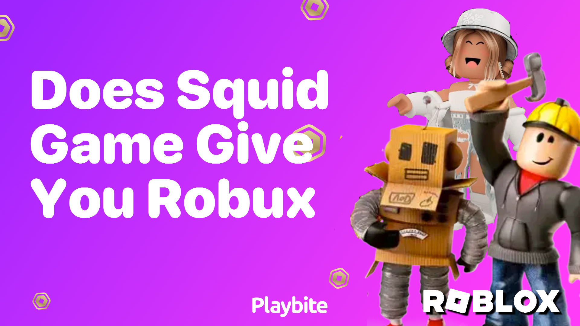 Does Squid Game Give You Robux?