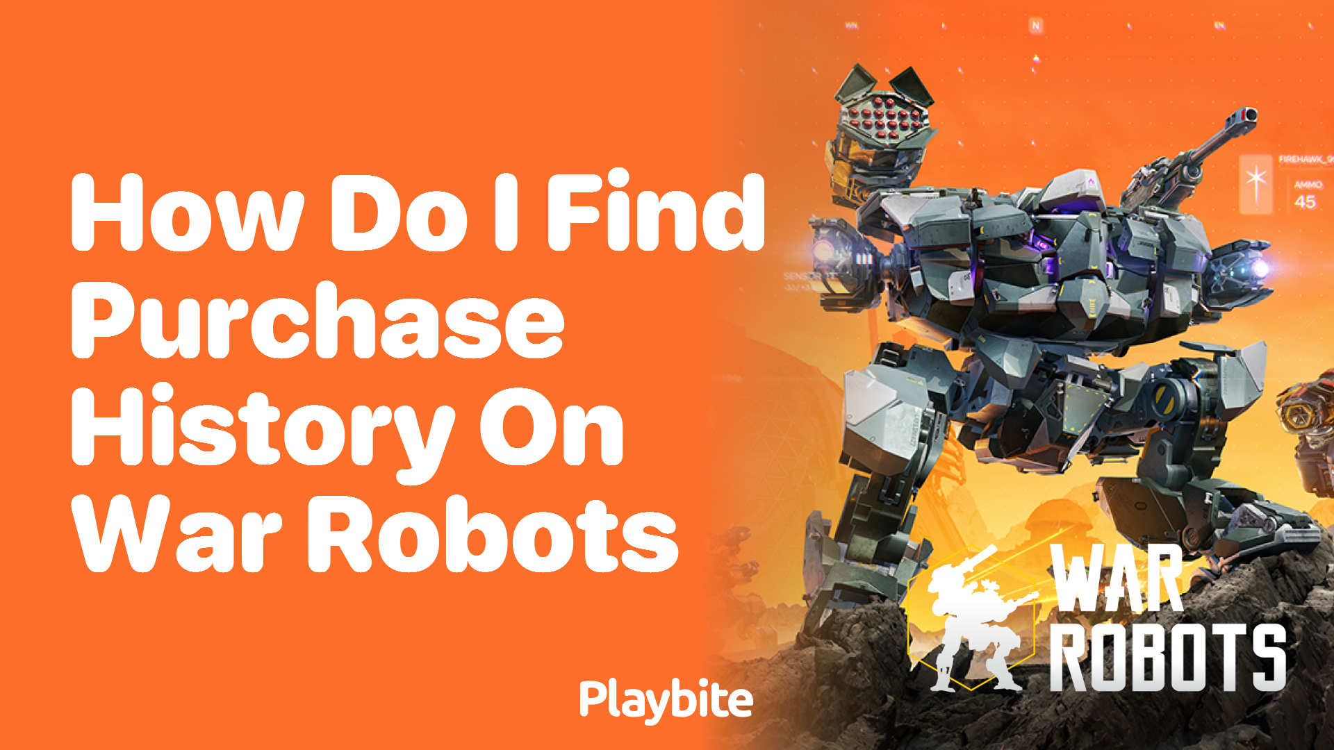 How Do I Find Purchase History on War Robots?