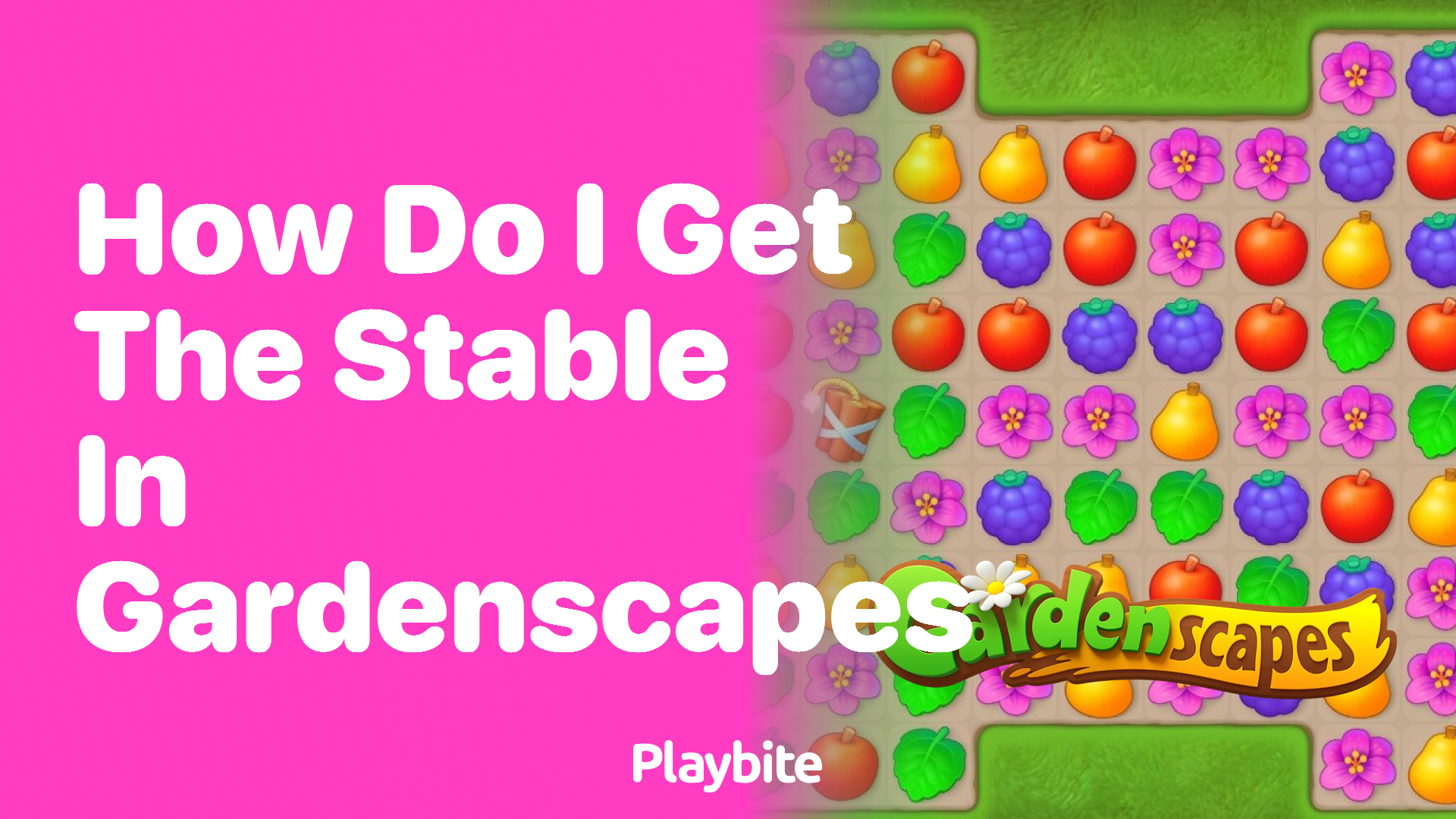 How Do I Get the Stable in Gardenscapes?