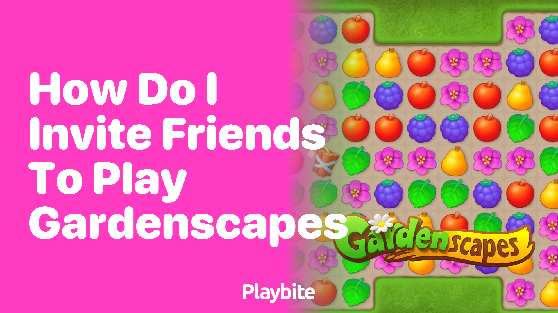 How Do I Invite Friends to Play Gardenscapes?