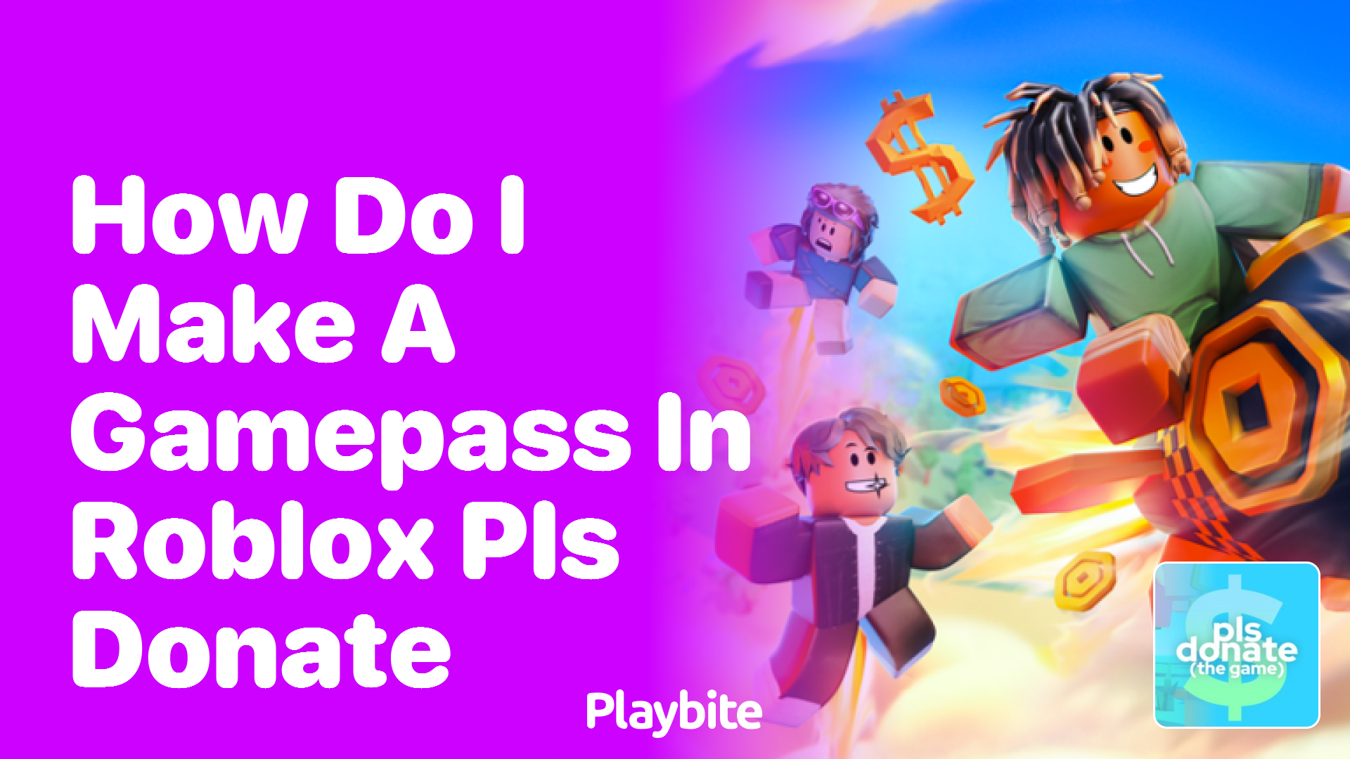 How Do I Make a Gamepass in Roblox PLS DONATE?