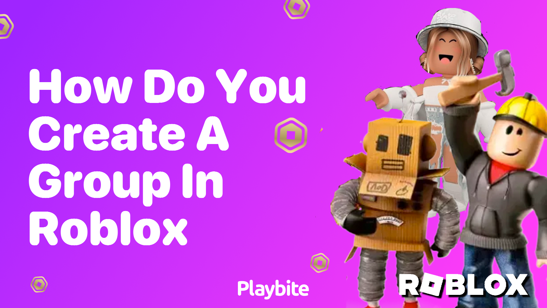 How Do You Create a Group in Roblox?