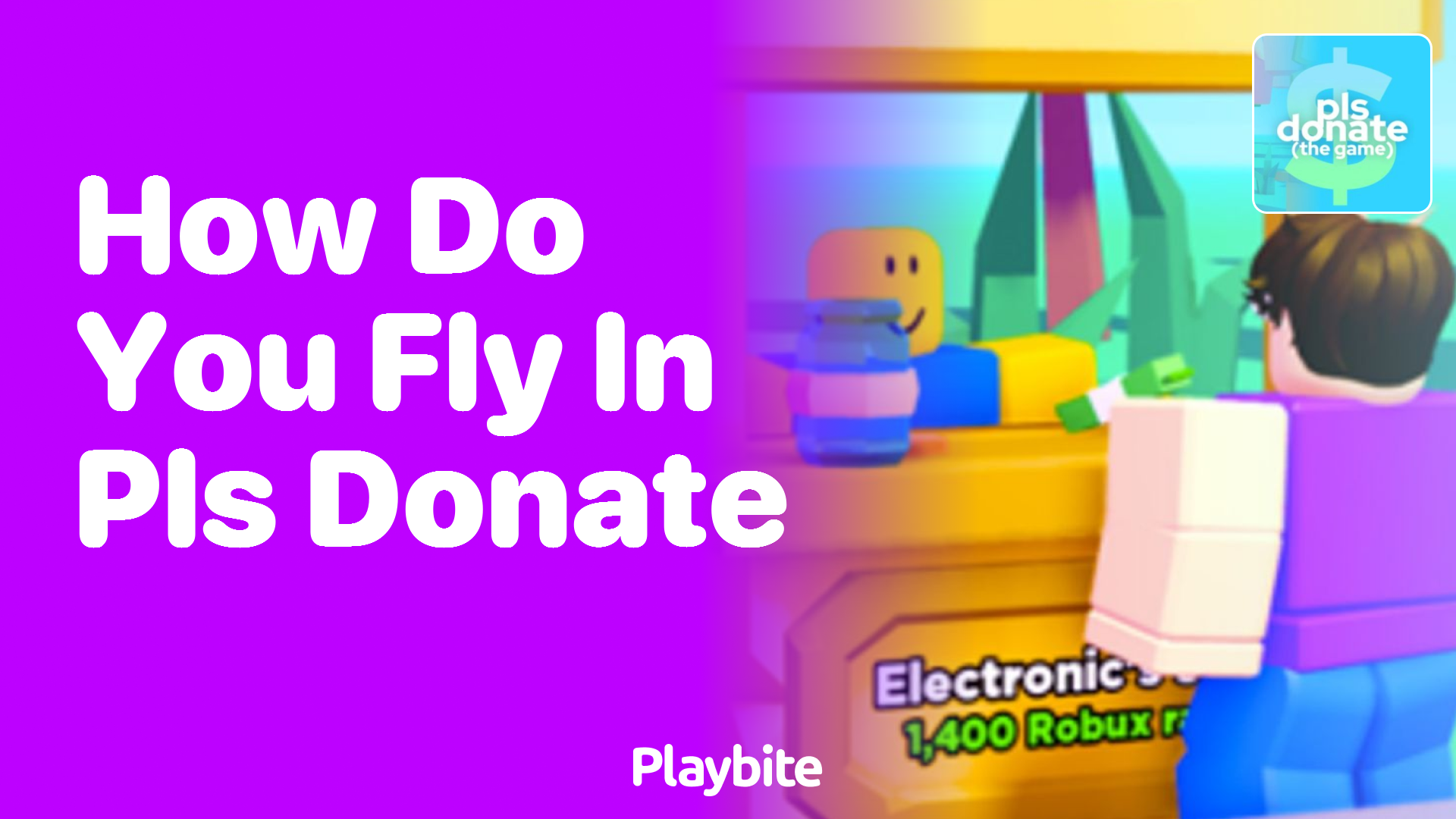 How Do You Fly in PLS DONATE?